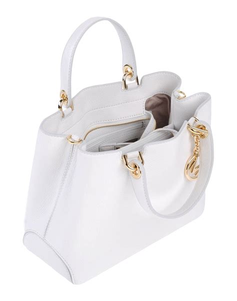 michael kors white see through bag|Michael Kors white handbags.